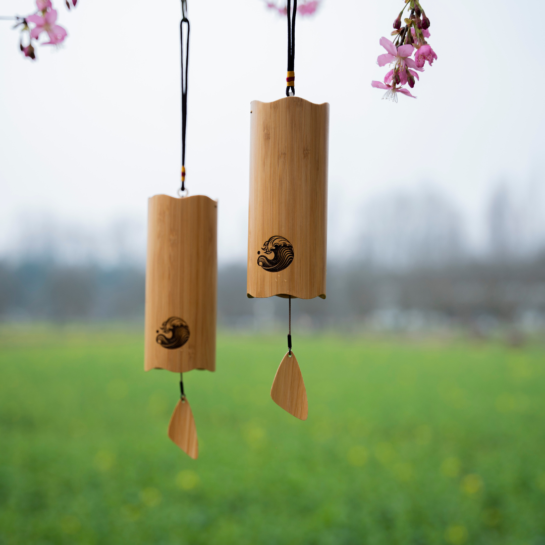 Hluru Bamboo Wind Chime – Wave Series in D Minor | Meditation & Relaxation Chimes