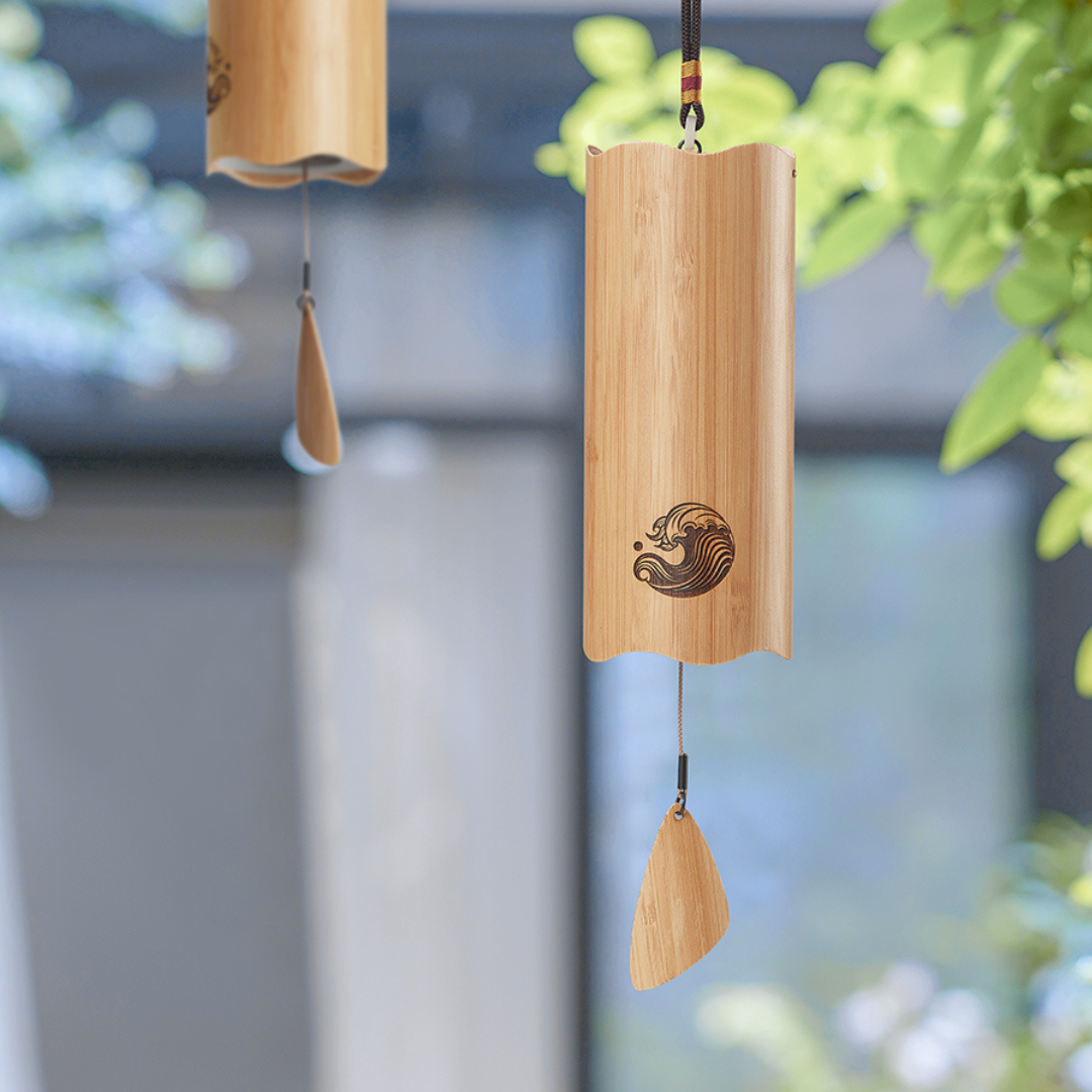 Hluru Bamboo Wind Chime – Wave Series in D Minor | Meditation & Relaxation Chimes