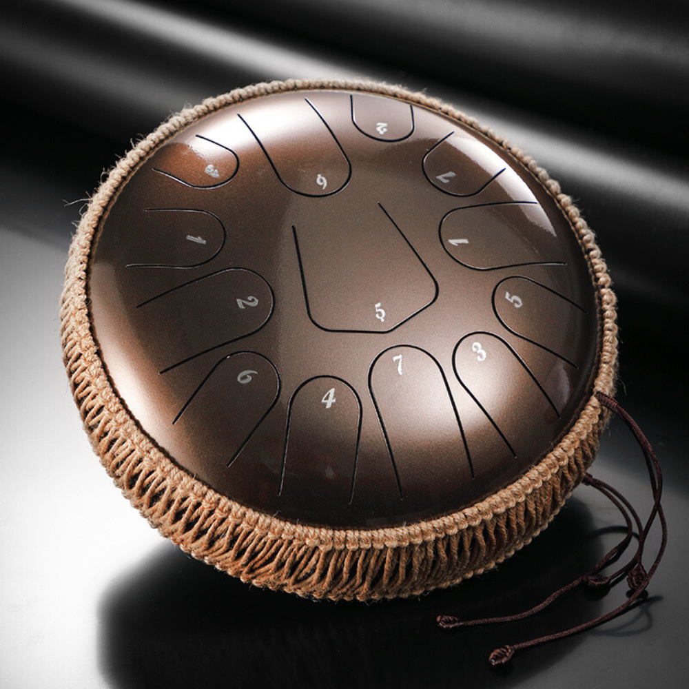 Hluru Steel Tongue Drum 12" 13-Note C Major