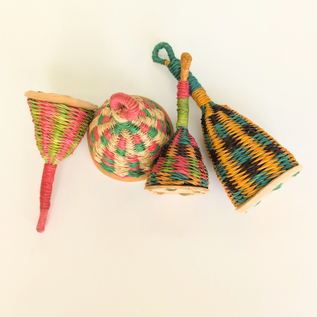 Kiss Kass Caxixi Shaker West African Handcrafted Percussion