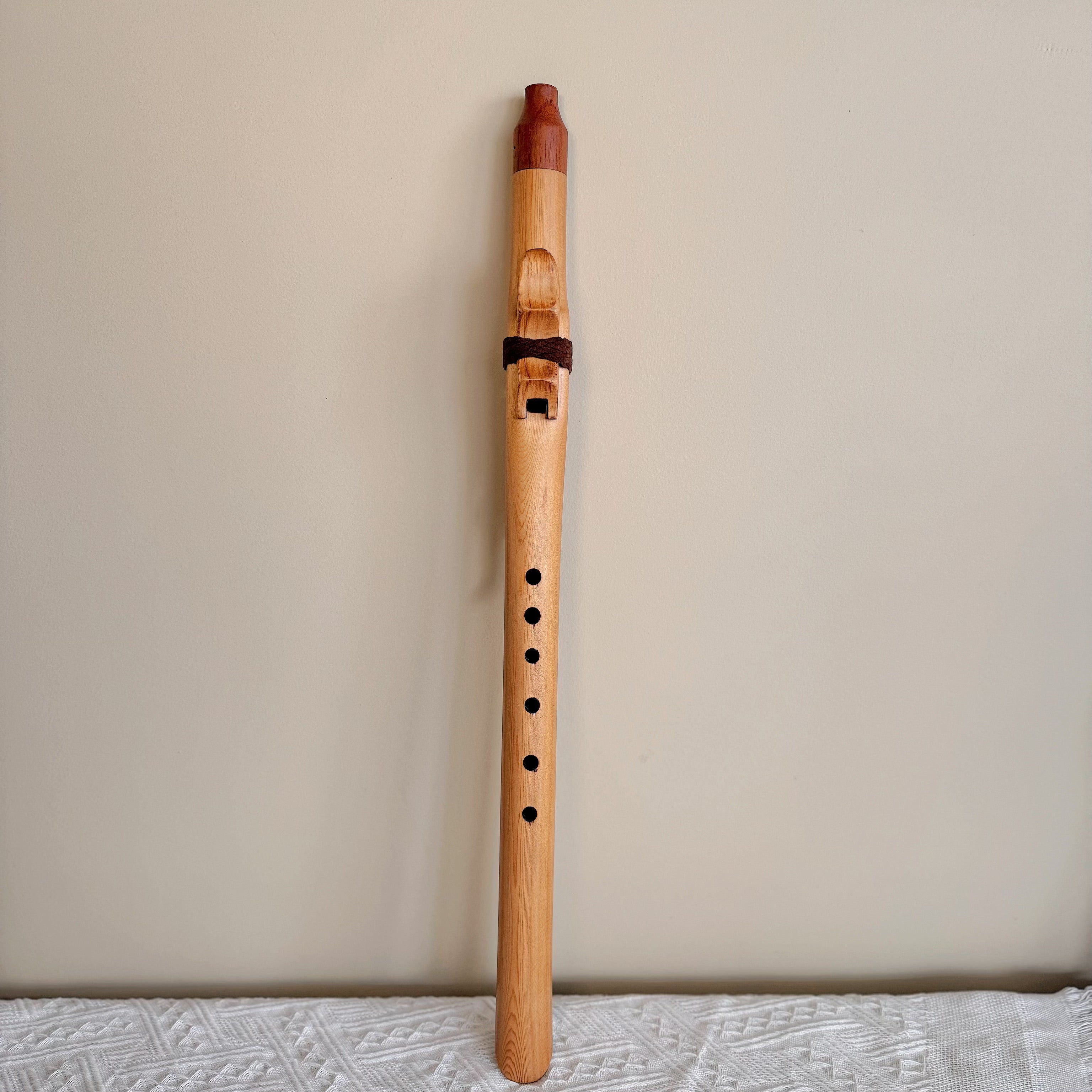 Native American Style Flute F# Minor Pentatonic 58cm 432hz sound healing meditation