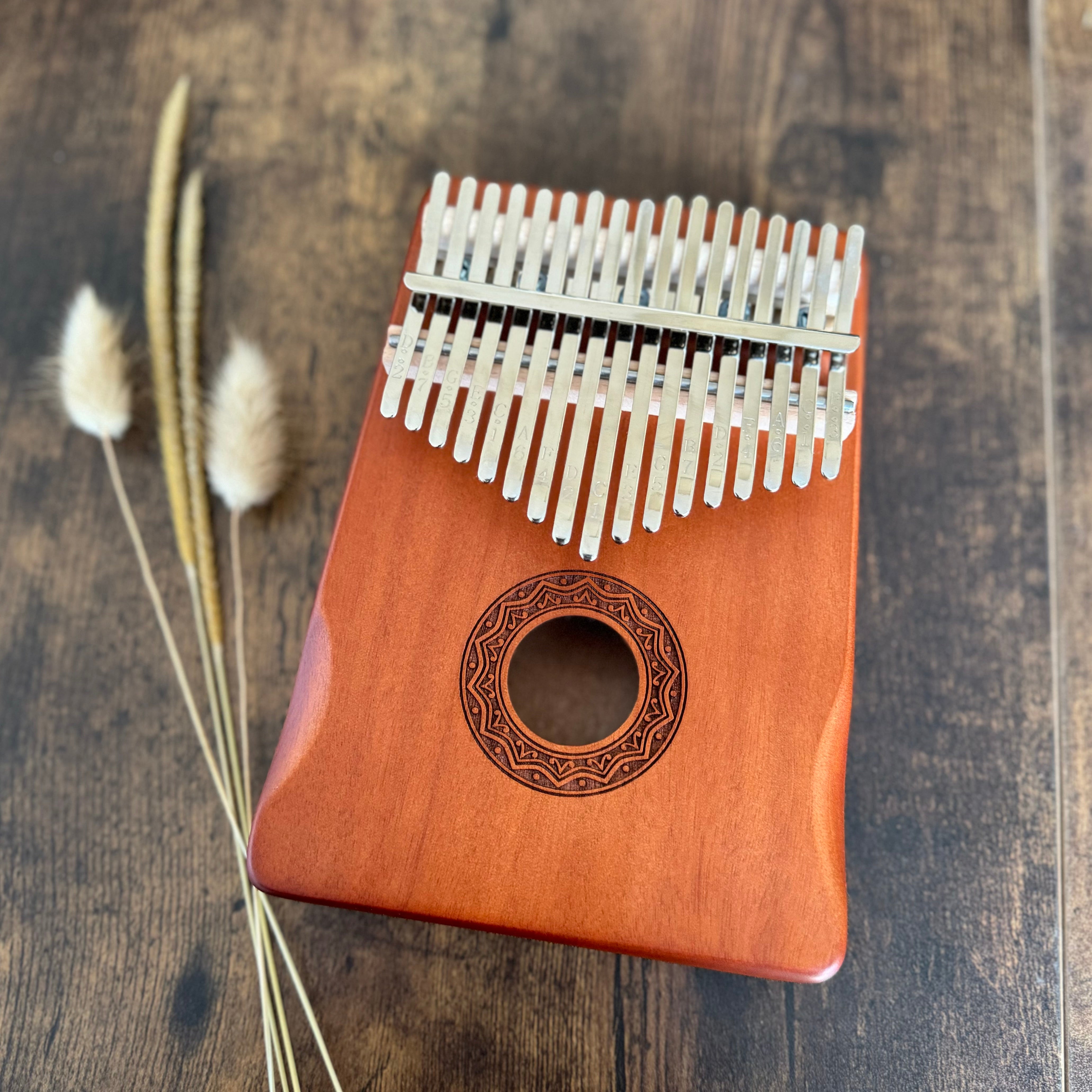 Kalimba 17 Key Classic Mandala