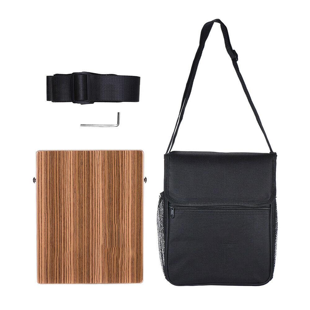 Cajon Gecko Traveling Drum Wood Percussion String Cajon w/Bag - little kalimba shop