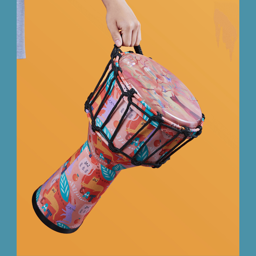 Djembe Cute Kids Lightweight 8.5" (3 Colours) kids drum christmas gift birthday gift carbon fiber Djembe africa drum