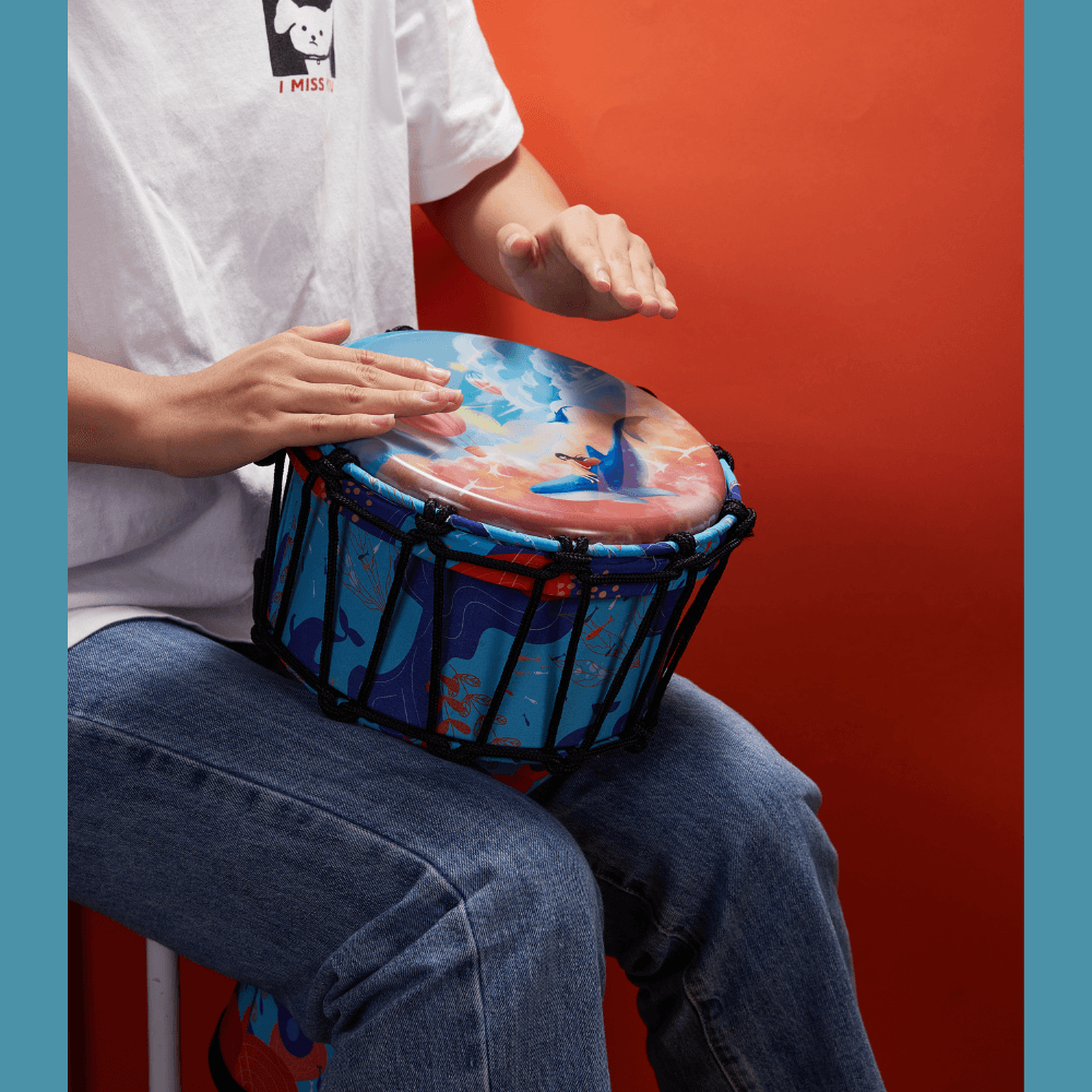 Djembe Cute Kids Lightweight 8.5" (3 Colours) kids drum christmas gift birthday gift carbon fiber Djembe africa drum