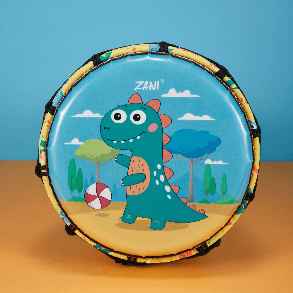 Djembe Small Kids Lightweight 9" Synthetic Head Dinosaur Christmas gift birthday gift kids drum