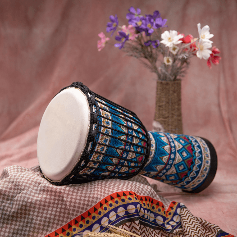 Djembe Natural Hide Head Traditional Rope 8" (2 Colours) africa drum