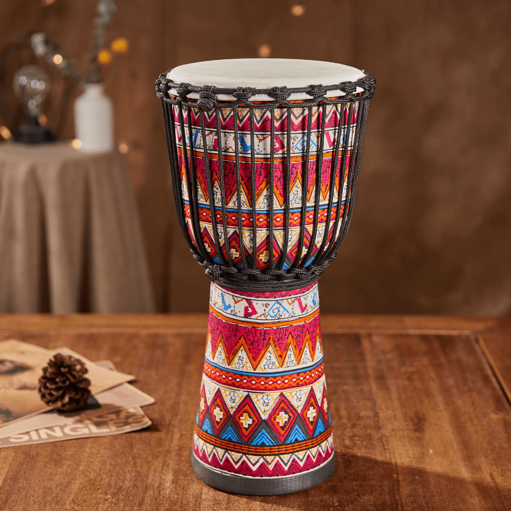 Djembe Natural Hide Head Traditional Rope 8" (2 Colours) africa drum