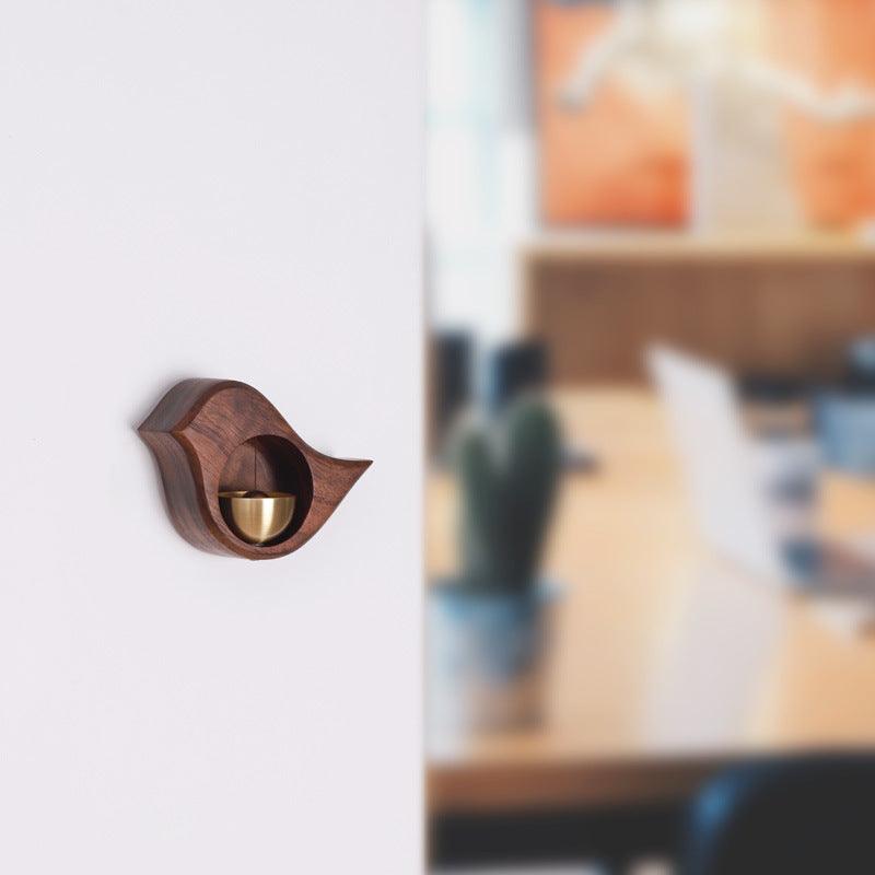 Door Chime Doorbell Black Walnut Bird hoe decor