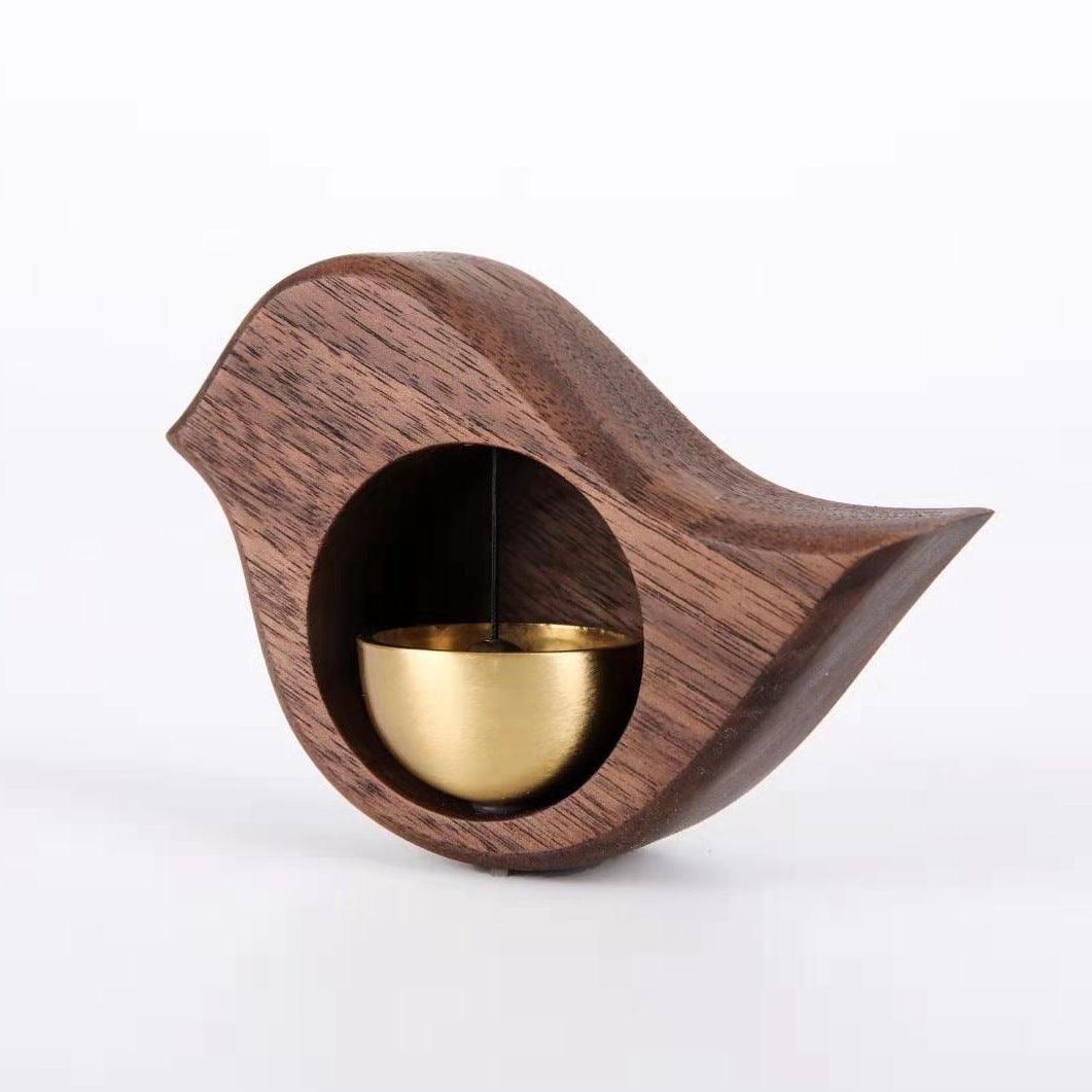 Door Chime Doorbell Black Walnut Bird hoe decor