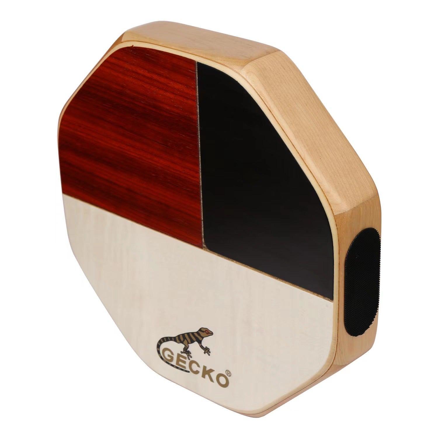 Gecko Cajon Travel Bongo Drum Wood Percussion Triple Sound w/Bag unique musical instrument Christmas gift