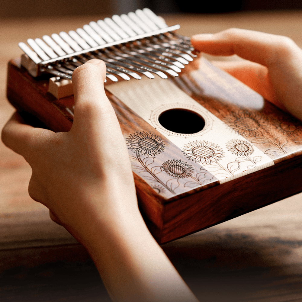 Kalimba 17 Key Acacia Maple Hluru - Little Kalimba Shop
