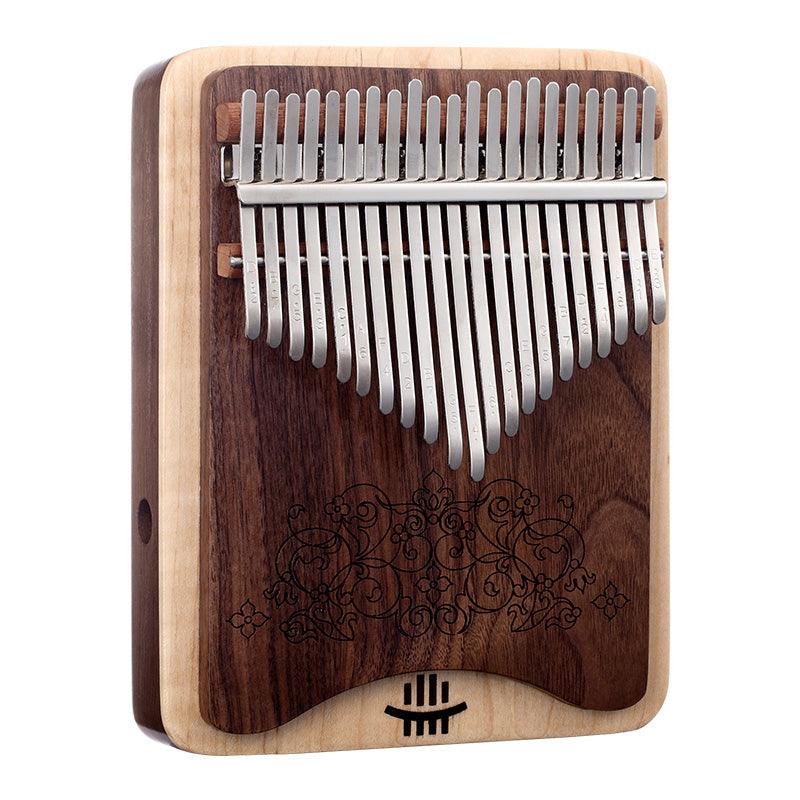 Kalimba 21 Key Double Layer America Walnut & Maple w/Case - Little Kalimba Shop
