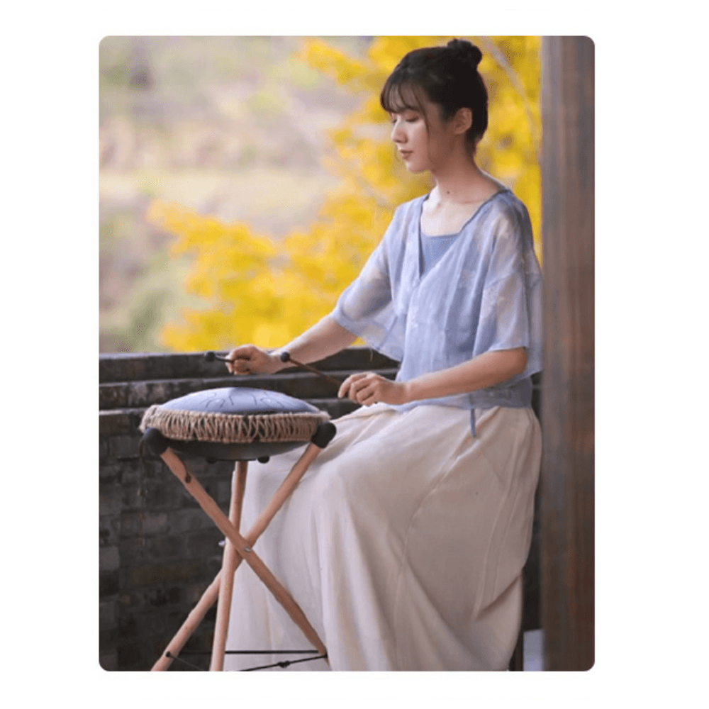 Drum Bracket Handpan Tongue Drum Stand Wooden Musical instrument accessories