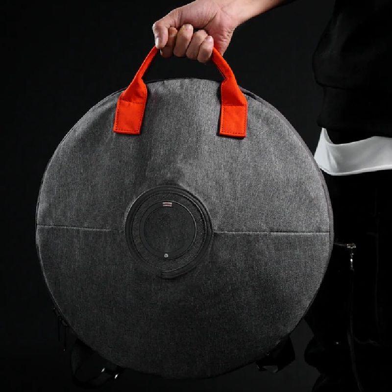 Handpan Mini 9 Note Hluru 14 Inch Steel Tongue Drum D Minor. musical instrument percussion instrument meditation, sound healing beginner. buy handpan tongue drum Australia