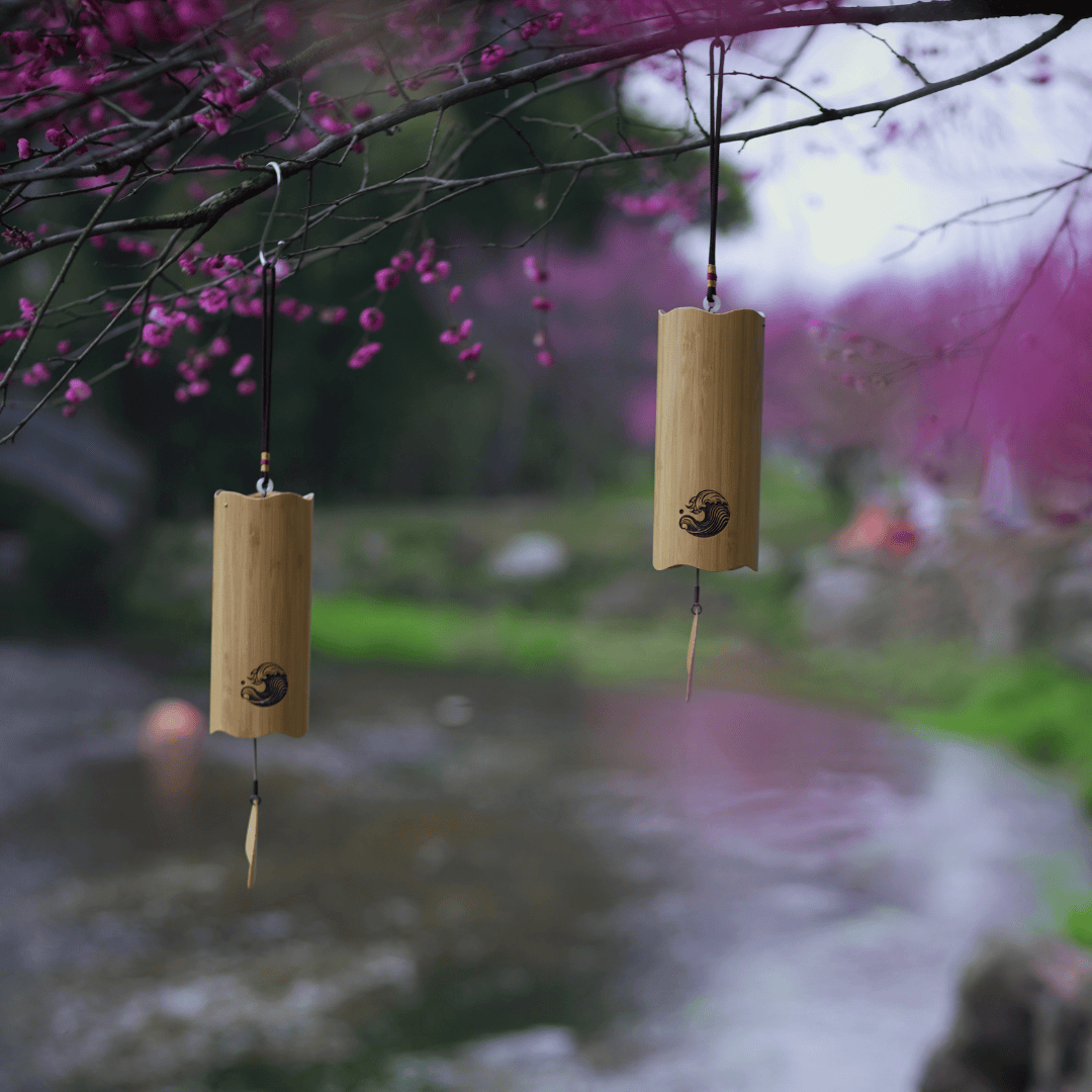 Hluru Bamboo Wind Chime – Wave Series in D Minor | Meditation & Relaxation Chimes