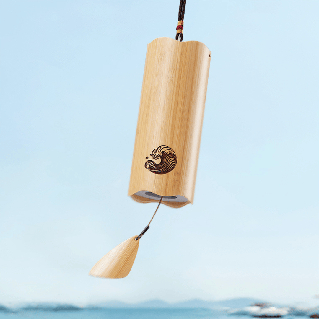 Hluru Bamboo Wind Chime – Wave Series in D Minor | Meditation & Relaxation Chimes