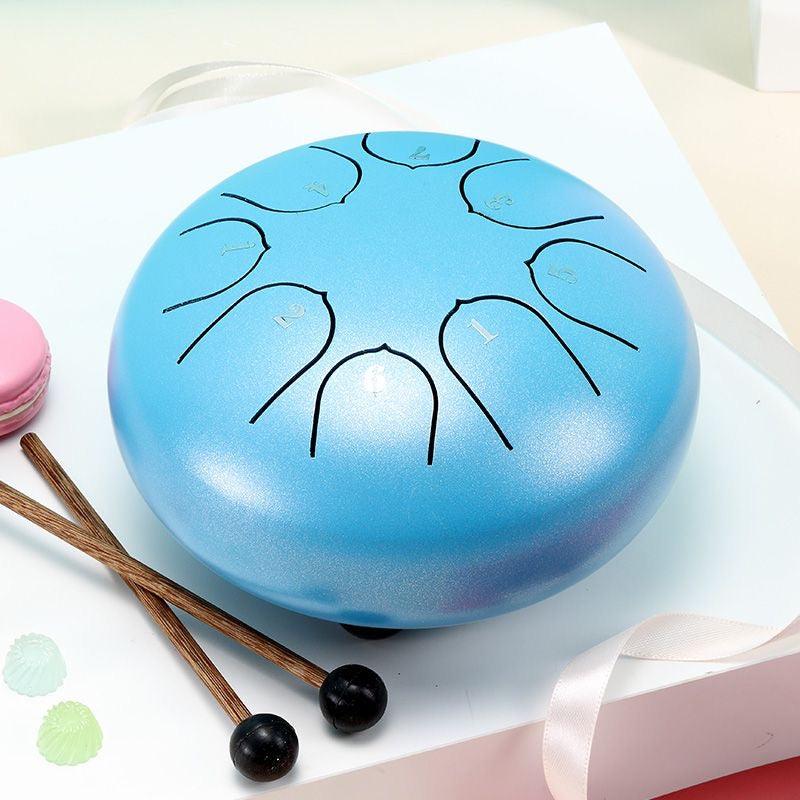 Hluru Steel Tongue Drum happy drum Mini 6" 8-Note C Major kid's drum Buy steel tongue drum Australia