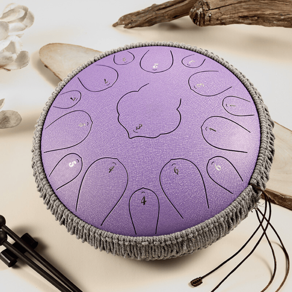 Steel Tongue Drum 14" 15-Note D Major