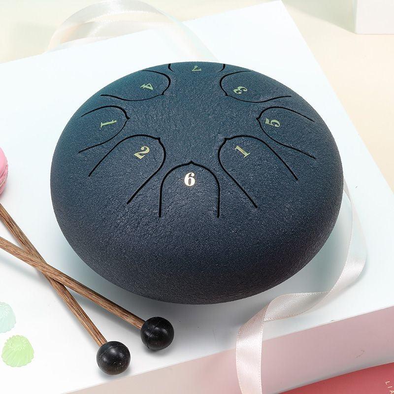 Hluru Steel Tongue Drum happy drum Mini 6" 8-Note C Major kid's drum Buy steel tongue drum Australia