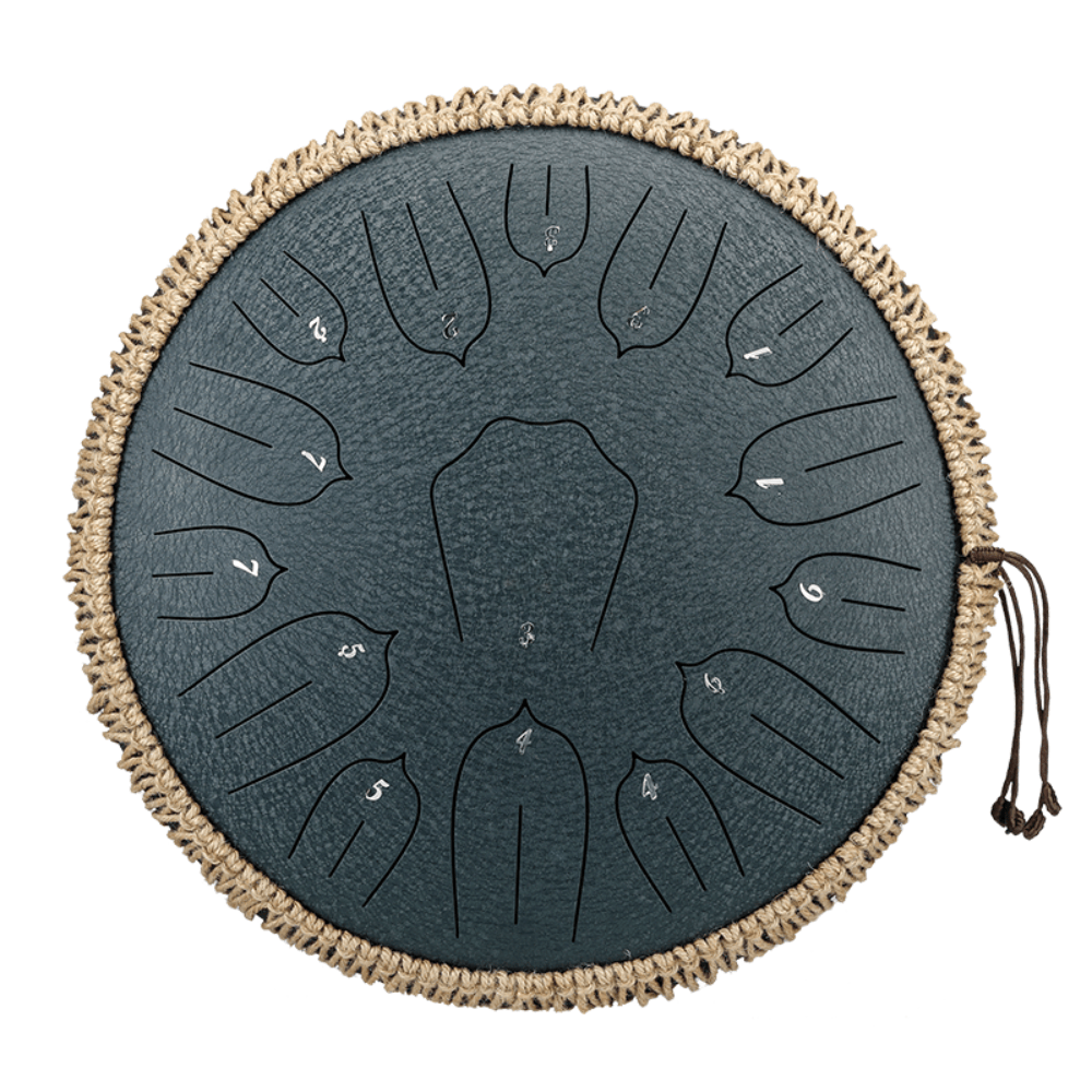 Steel Tongue Drum 13" 15-Note Lotus D Major