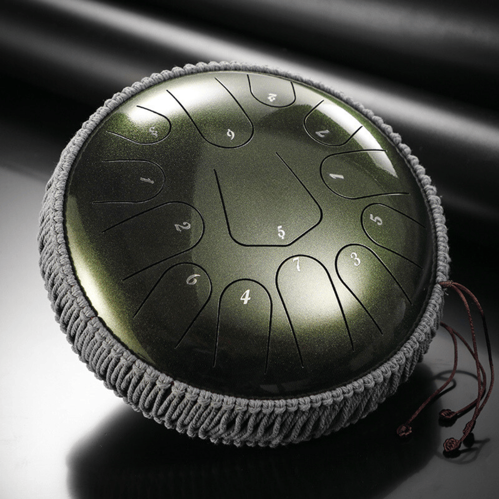 Hluru Steel Tongue Drum 12" 13-Note C Major