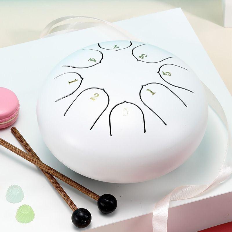 Hluru Steel Tongue Drum happy drum Mini 6" 8-Note C Major kid's drum Buy steel tongue drum Australia