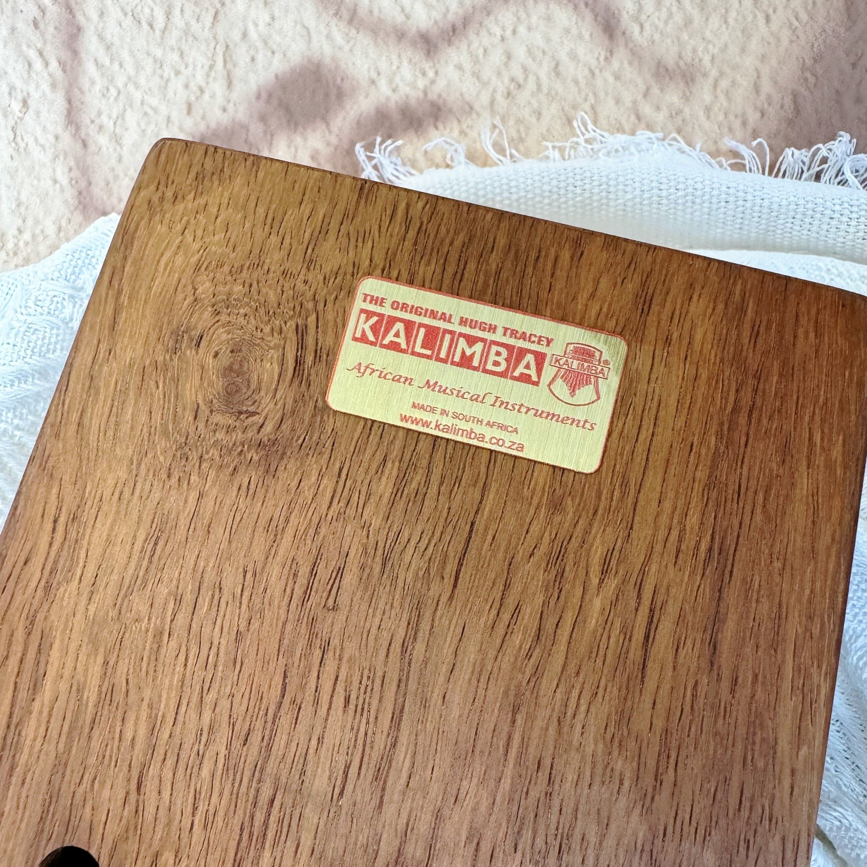 Hugh Tracey Treble Kalimba 17 Key mbira thumb piano musical instrument sound healing musical therapist with Electronic Pickup Handcrafted in South Africa