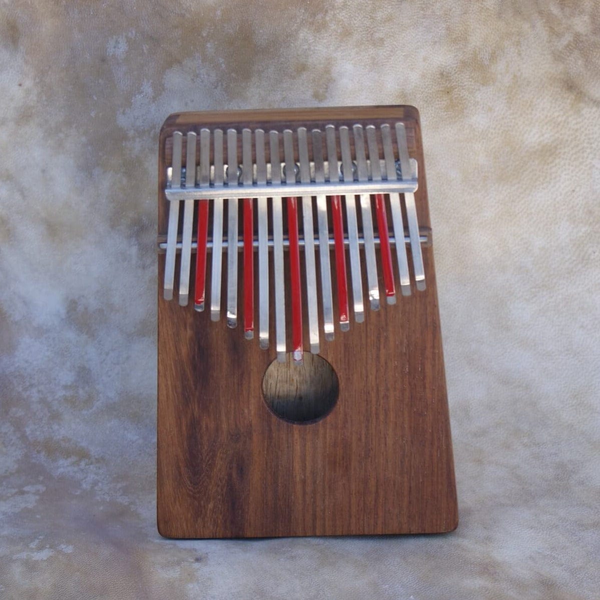 Hugh Tracey Treble Kalimba 17 Key mbira thumb piano musical instrument sound healing musical therapist with Electronic Pickup Handcrafted in South Africa