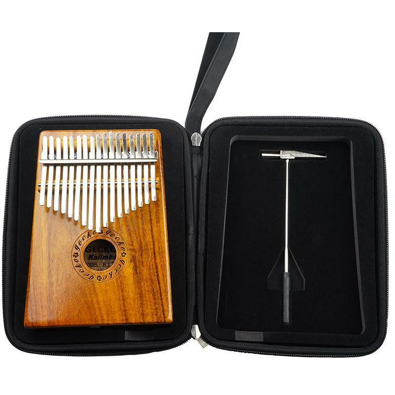 Kalimba 17 Key GECKO Solid Koa K17K with Case thumb piano mbira musical instrument buy kalimba Australia - Little Kalimba Shop