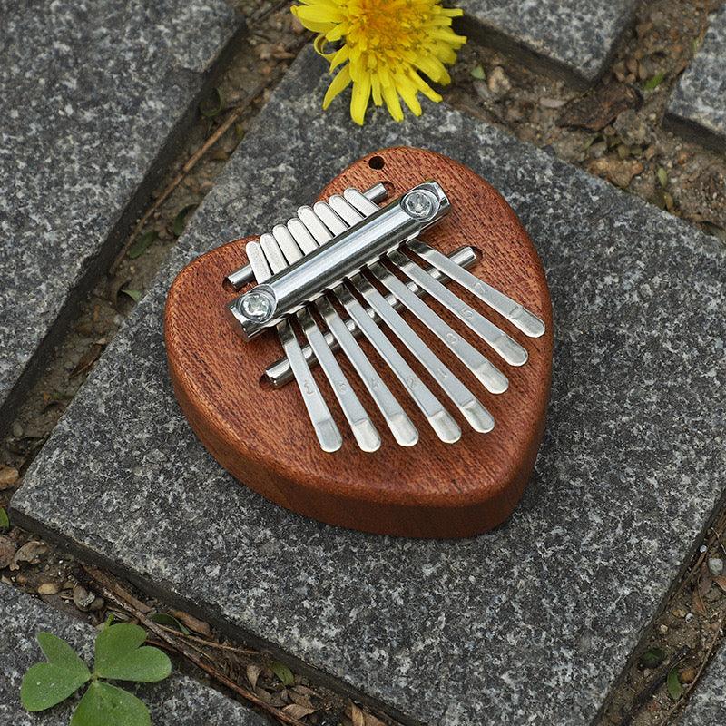Kalimba 8 Keys Sapele Mini Necklace - Little Kalimba Shop