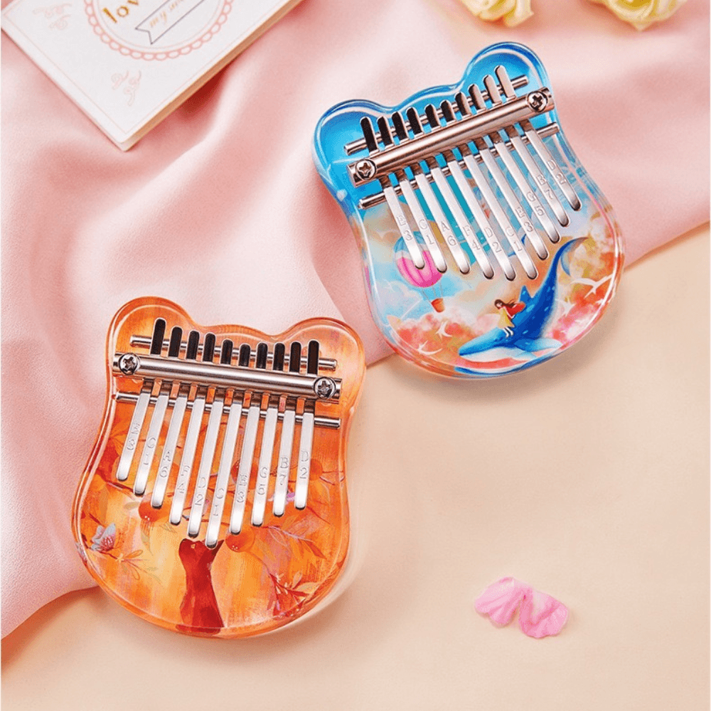 Kalimba Cute Mini Acrylic 10 Key thumb piano kids kalimba musical instrument Buy kalimba Australia