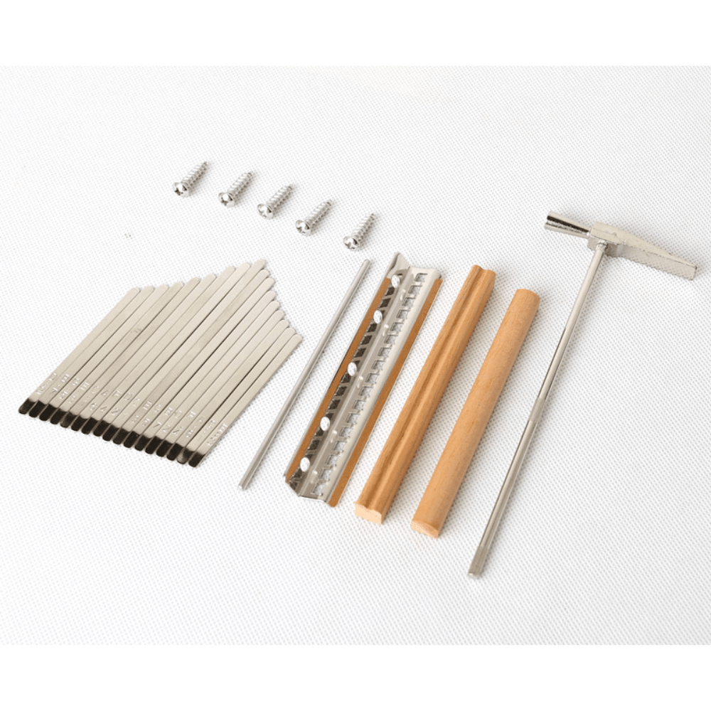 Kalimba DIY Craft Kit Tines Set 8 / 17 Key woodwork kalimba making kit