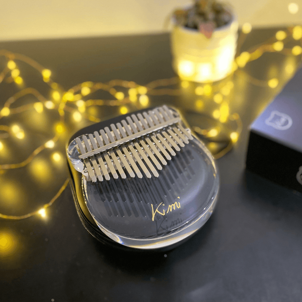 Kalimba 17 keys Acrylic Kimi Rainbow Bear buy kalimba online Australia thumb piano musical instrument - little Kalimba shop