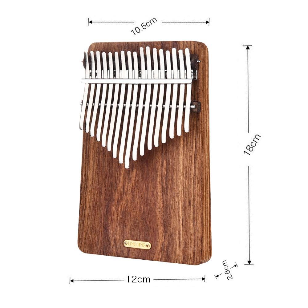 LINGTING K17P 17-key Portable Thumb Piano Kalimba Mbira Musical instrument Solid Wood with Bag buy kalimba Australia