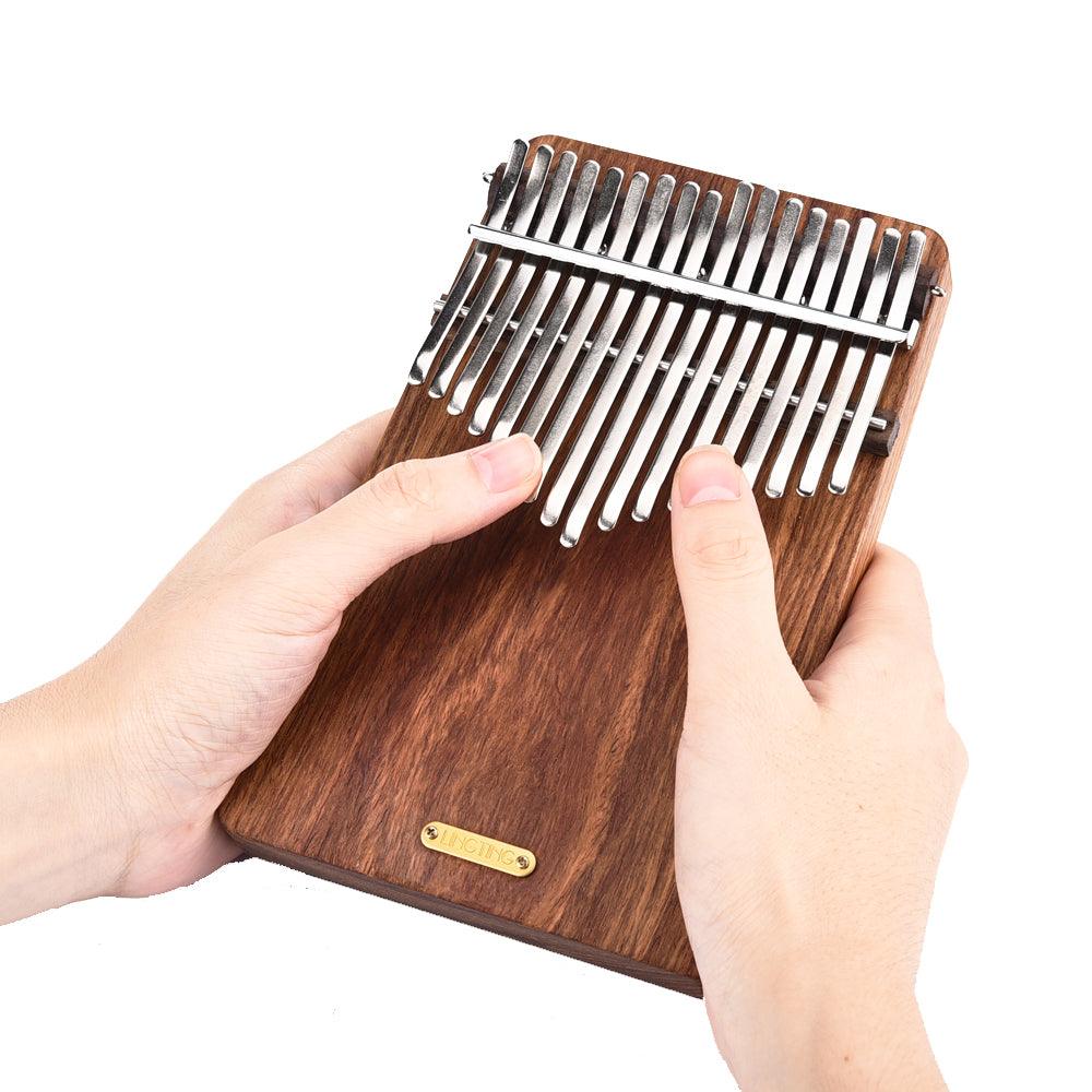 LINGTING K17P 17-key Portable Thumb Piano Kalimba Mbira Musical instrument Solid Wood with Bag buy kalimba Australia