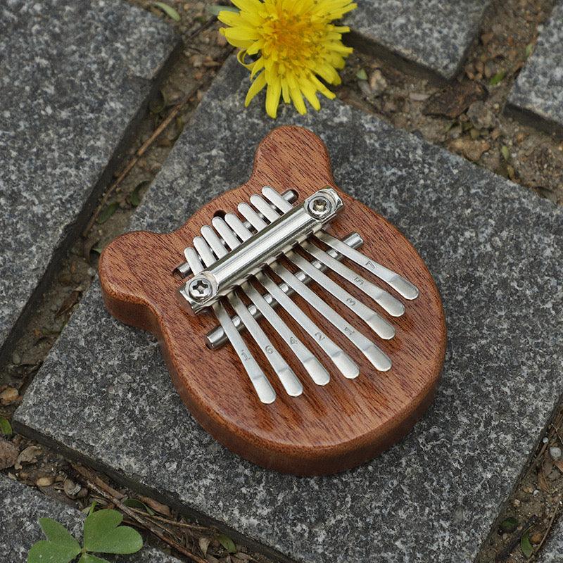 Kalimba 8 Keys Sapele Mini Necklace - Little Kalimba Shop