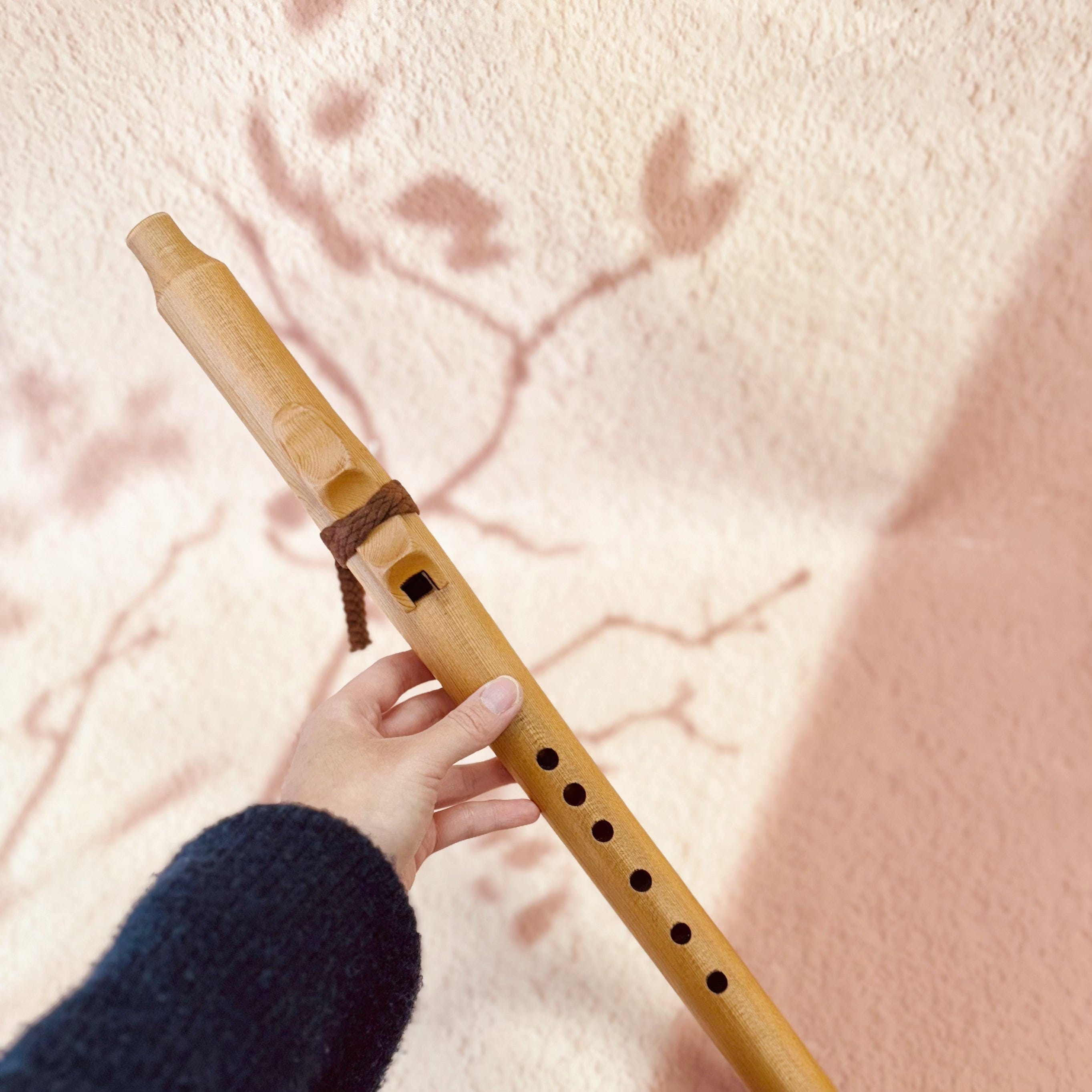 Handmade Native-style cedar flute in 432 Hz tuning, crafted in Queensland Australia from Western Red Cedar, available in G minor and A minor pentatonic scales