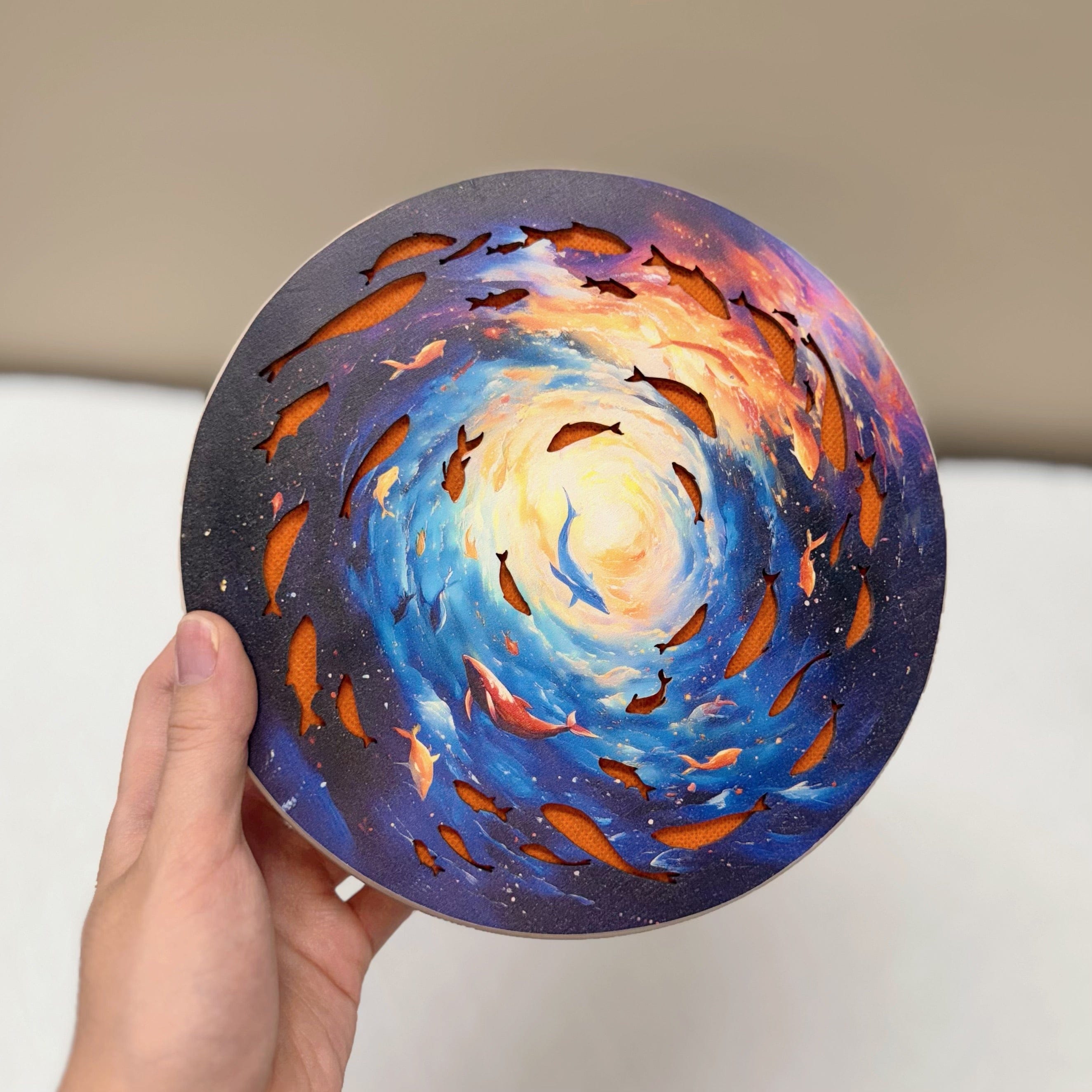 river drum water drum Handcrafted 20 cm Sound Healing Instrument