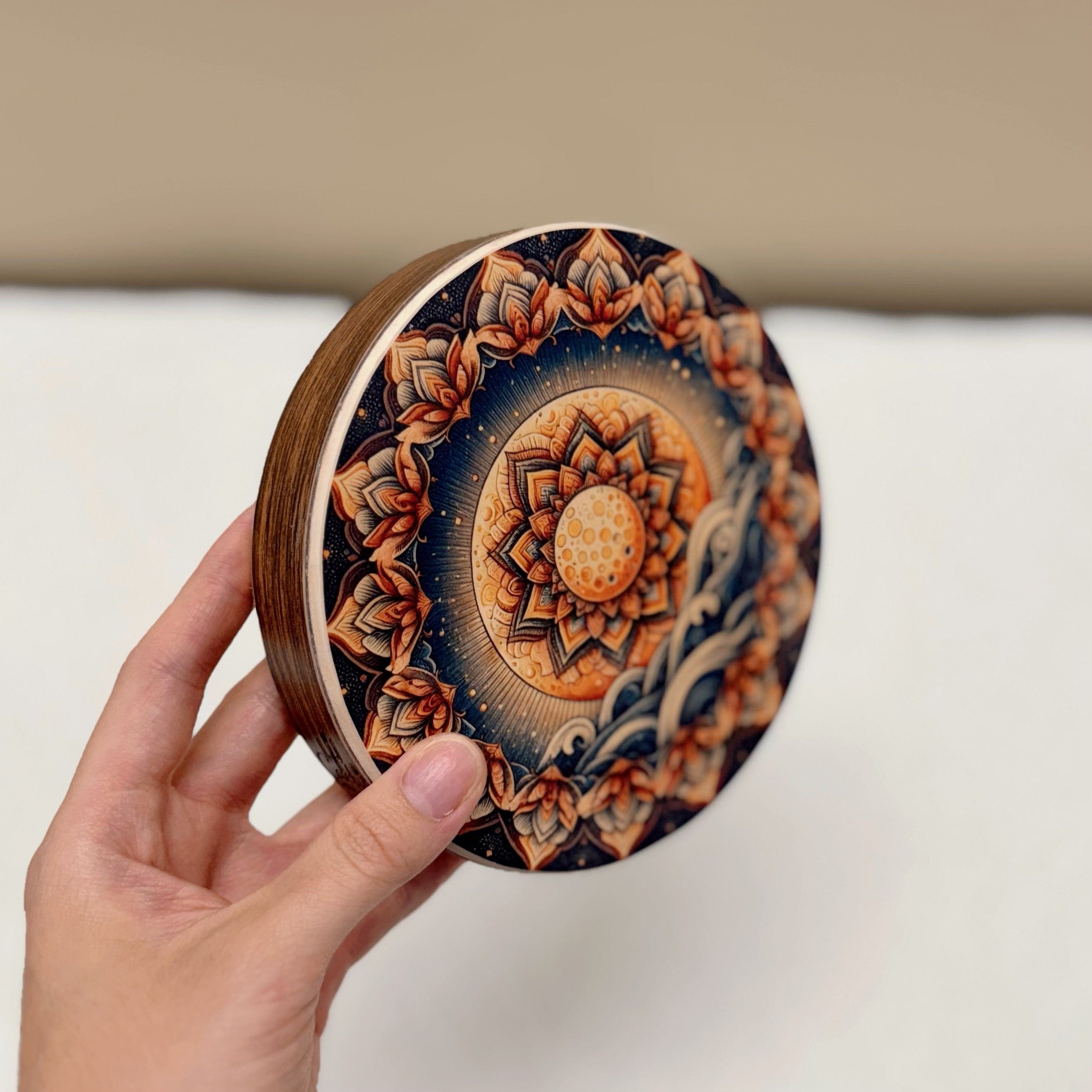 river drum water drum Handcrafted 20 cm Sound Healing Instrument