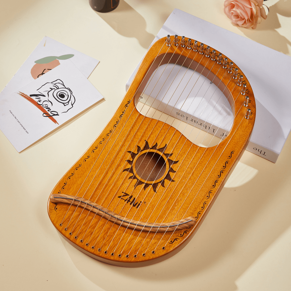Lyre Harp 16 String Classic Mahogany Mini mini celtic harp