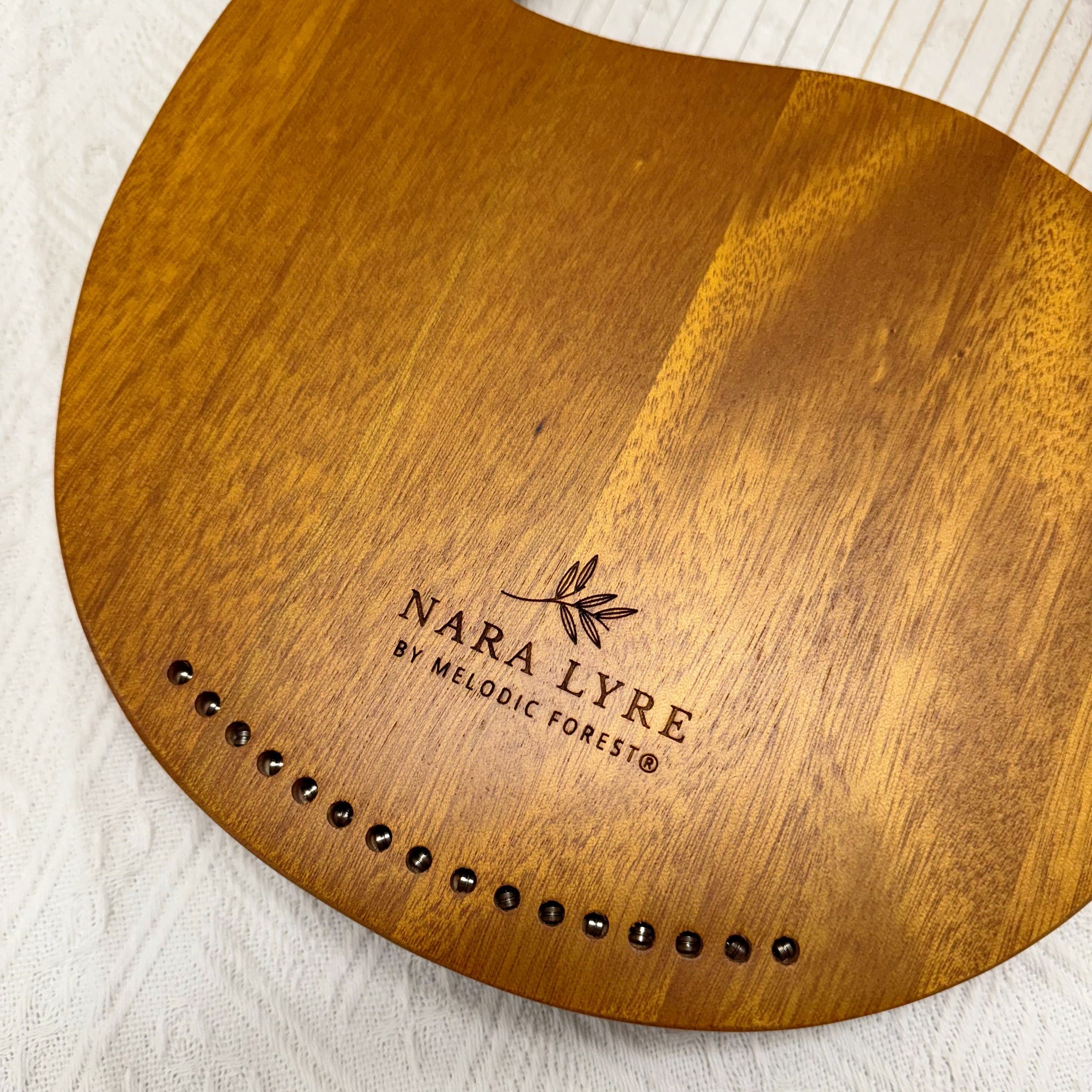 NARA LYRE beginner mini harp 16 String Mahogany w/Bag buy lyre harp Australia