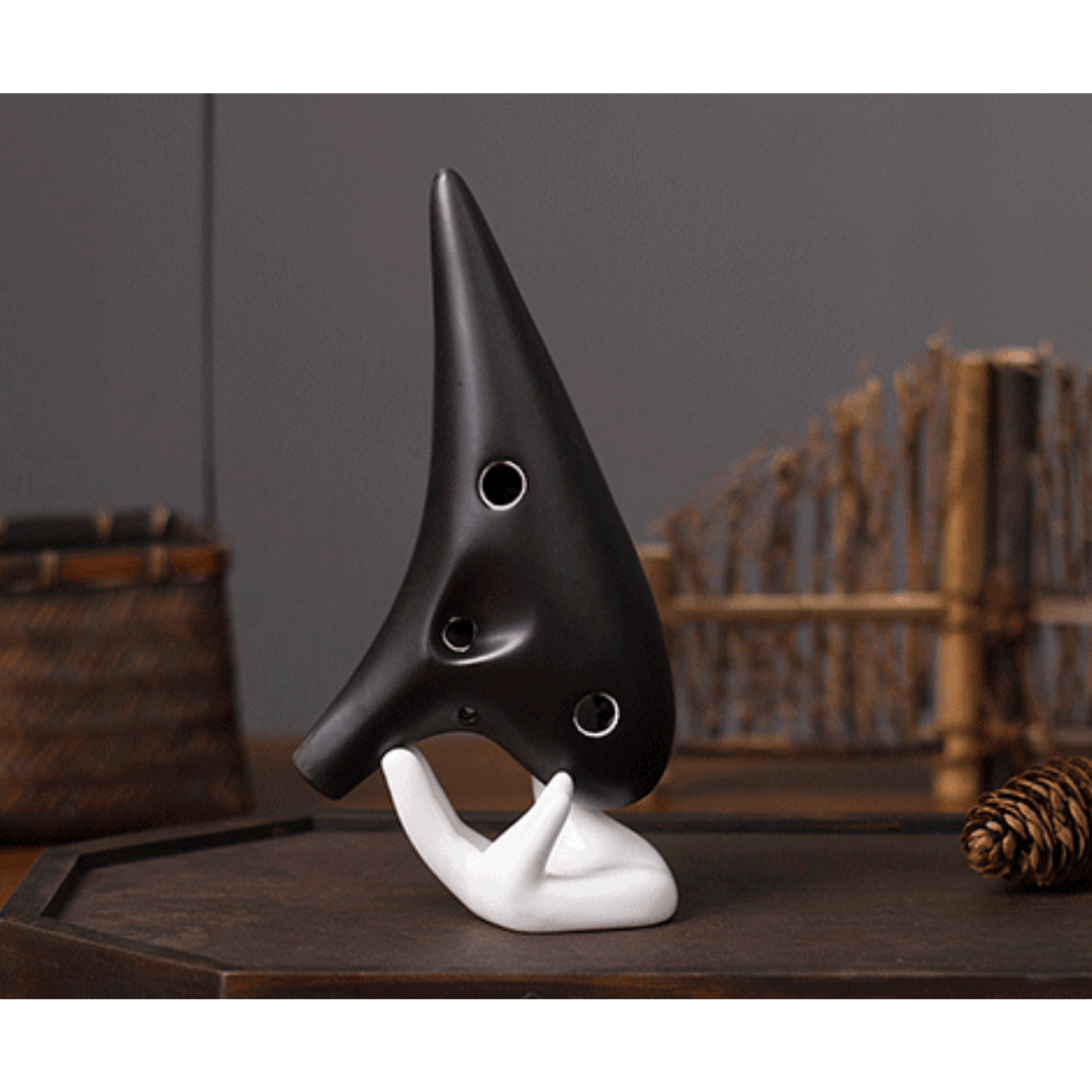 Ocarina 12 Hole Alto C Black