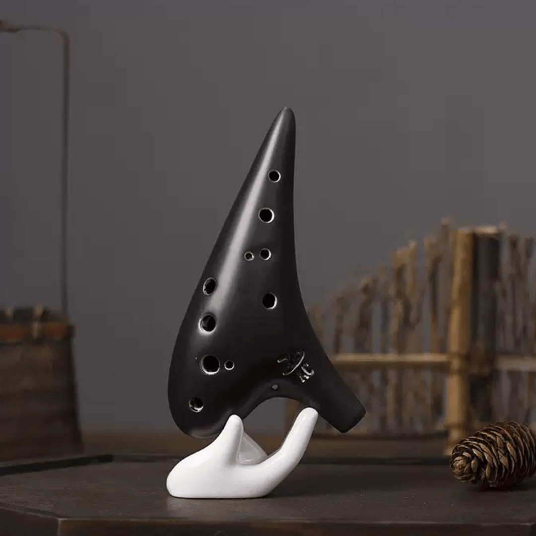 Ocarina 12 Hole Alto C Black