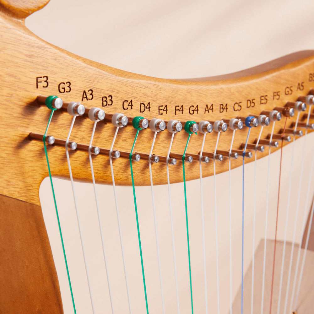 Pixie Harp Mini Celtic Harp 19 String Mahogany w/Bag - Little Kalimba Shop