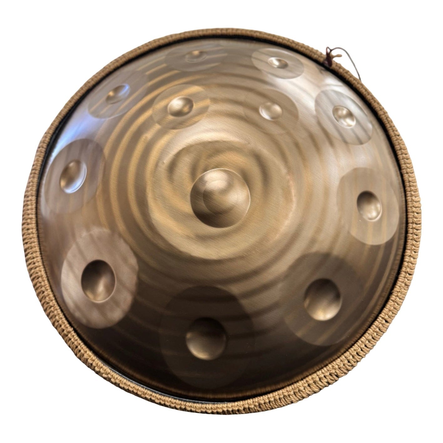 Riza Handpan 14-Note D Kurd Beginner Gold 432hz 55cm