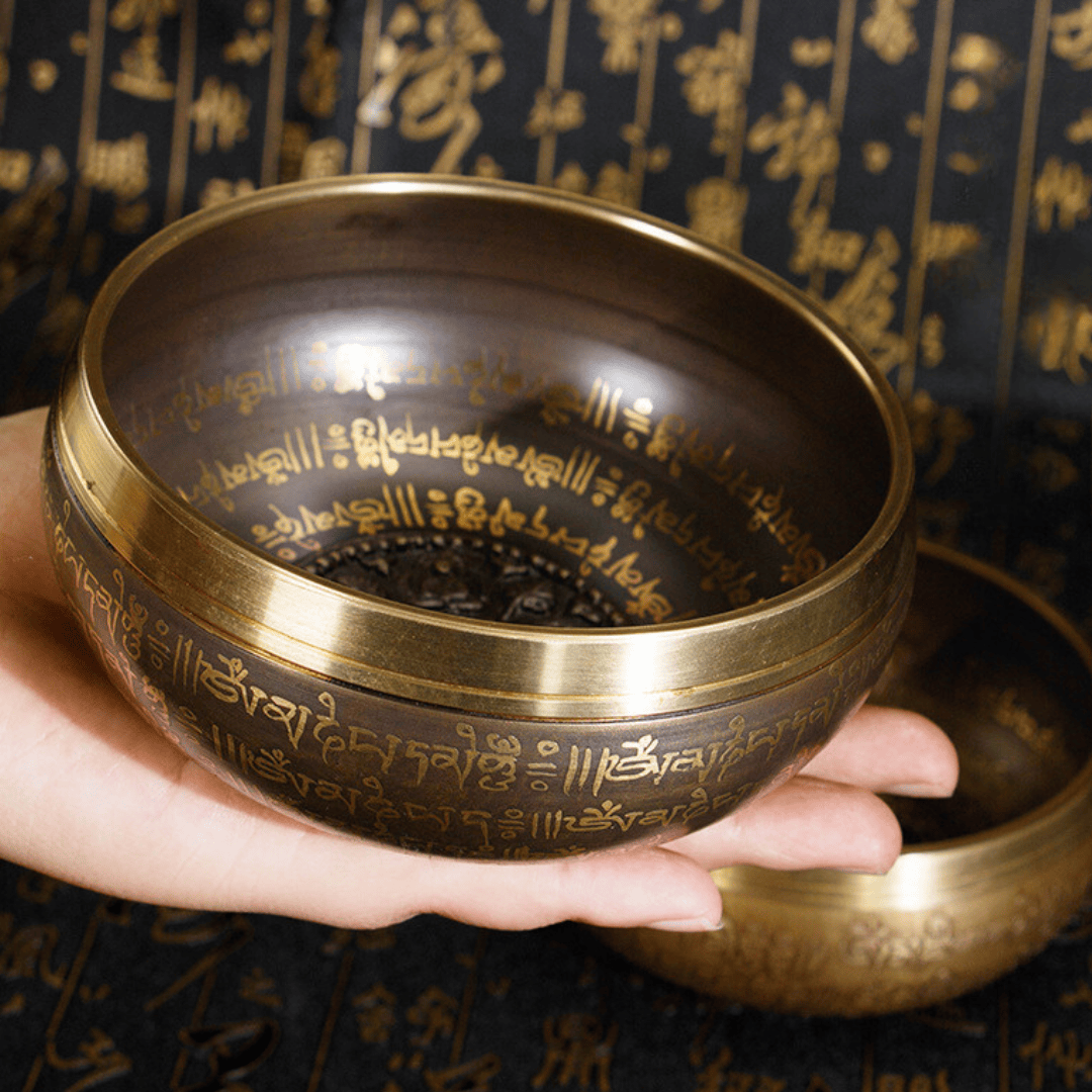 Tibetan Singing Bowl Nepal Handmade Meditation 12cm