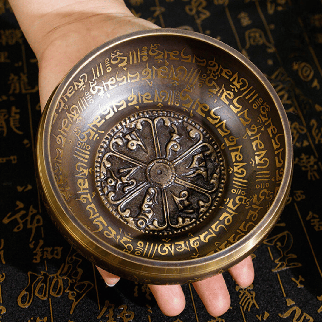 Tibetan Singing Bowl Nepal Handmade Meditation 12cm