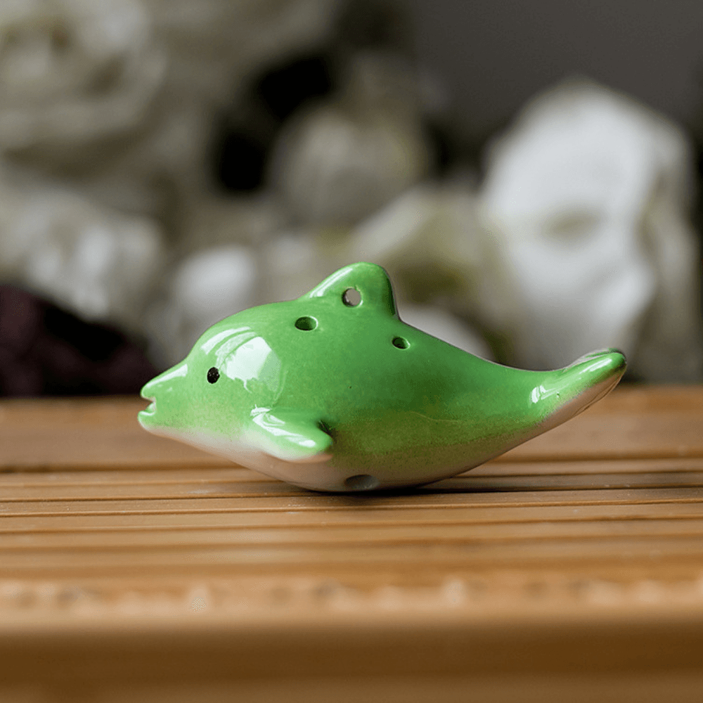 Super Cute Mini Ocarina 6 Hole month flute musical instrument educational toy kid's Christmas gift