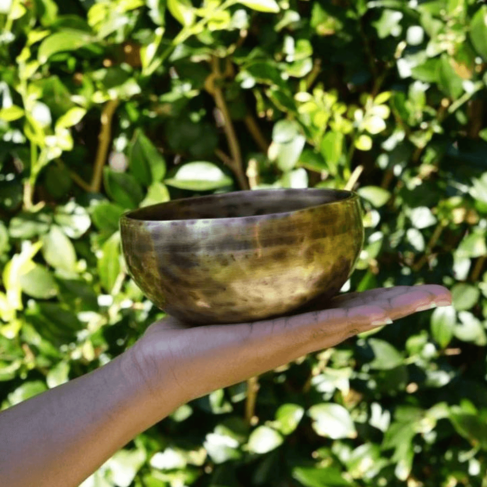 Tibetan Singing Bowl Antique Nepal Handmade Meditation 12cm-22cm - Little Kalimba Shop